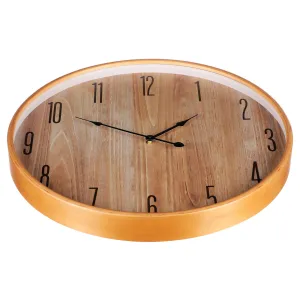Nástenné hodiny Lourdes, pr. 53 cm, MDF