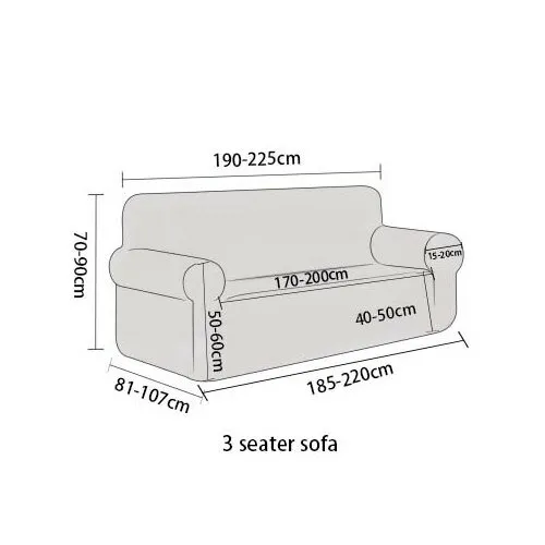 4Home Napínací poťah na sedačku Wave, 190 - 230 cm