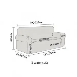 4Home Napínací poťah na sedačku Wave, 190 - 230 cm