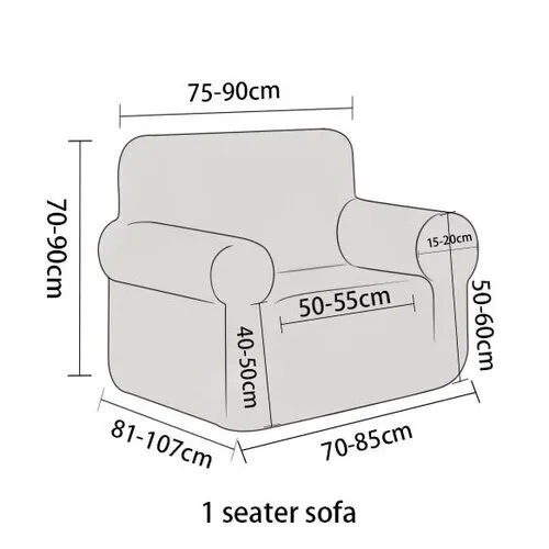 4Home Napínací poťah na kreslo Flora, 75 - 95 cm