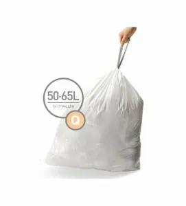 Simplehuman Vrecia do odpadkového koša Q 50-65 l, 20 ks