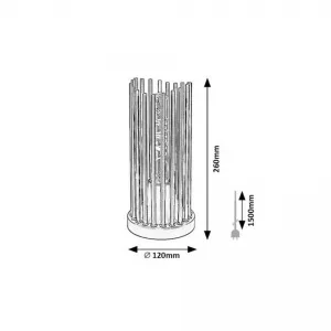Rabalux 74021 stolná lampa Roxas