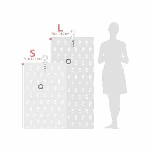 Compactor 2-dielna sada vákuových závesných vakov Espace