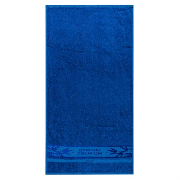 4Home Sada Bamboo Premium osuška a uterák modrá, 70 x 140 cm, 50 x 100 cm