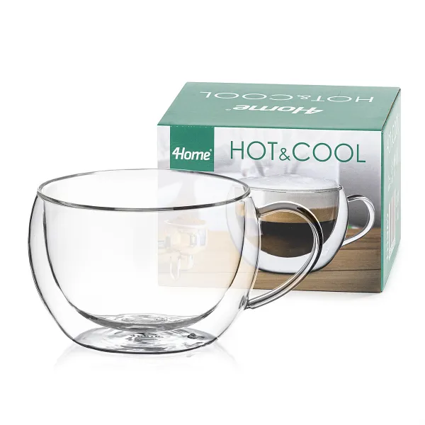 4home Termo pohár Big cappuccino Hot&Cool 500 ml, 1 ks