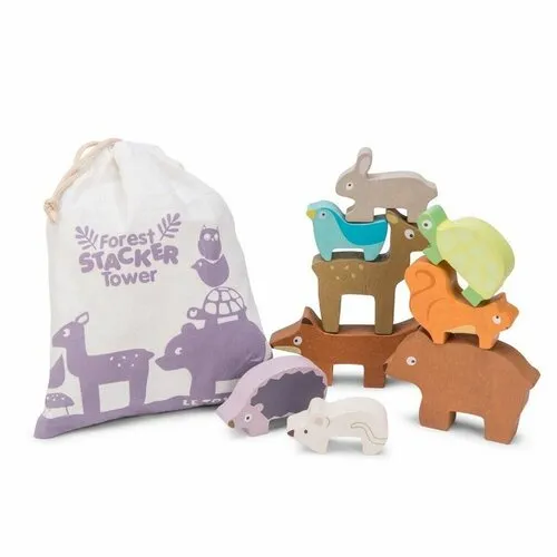 Le Toy Van Petilou Skladacia veža zvieratká