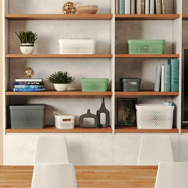 CURVER Úložný box INFINITY DOTS 11l recyklovaný plast | zelená