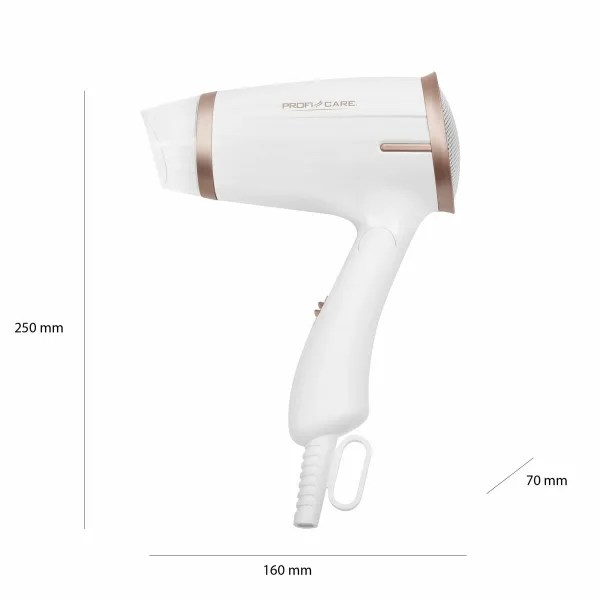 ProfiCare HT 3009 CH kompaktný sušič vlasov 
