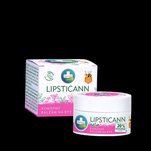 LIPSTICANN NATUR konopný balzam na pery s včelím voskom - 15 ml - Annabis