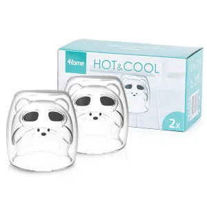 4Home Termo pohár Hot&Cool Frosty Bear 250 ml, 2 ks