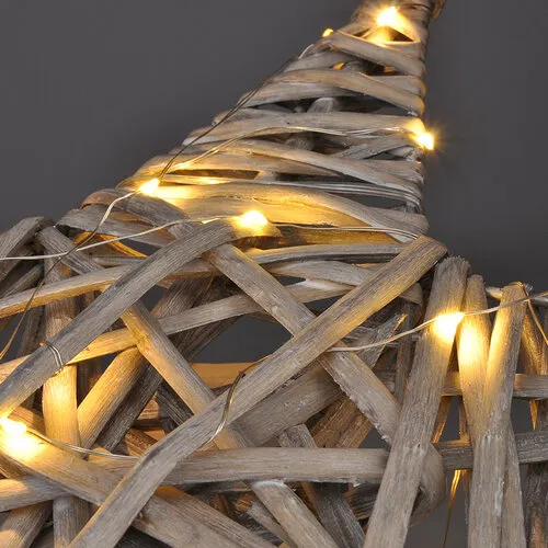 Solight Ratanová hviezda 40 LED 40 cm