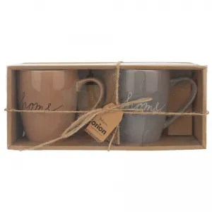 Súprava 2 ks hrnčekov HOME 380 ml