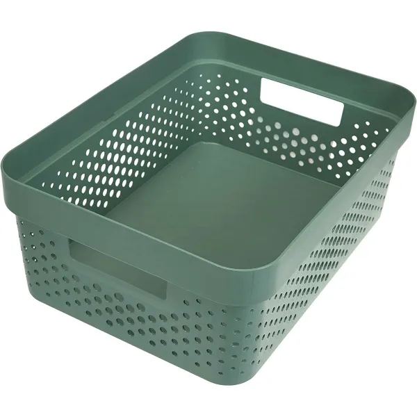 CURVER Úložný box INFINITY DOTS 11l recyklovaný plast | zelená