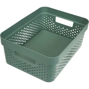CURVER Úložný box INFINITY DOTS 11l recyklovaný plast | zelená
