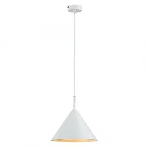 Rabalux Závesný luster Jarod, biela, pr. 25 x 130 cm