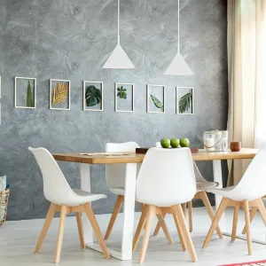 Rabalux Závesný luster Jarod, biela, pr. 25 x 130 cm