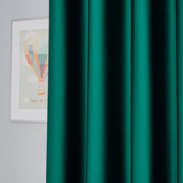 4Home Zatemňovací záves Dublin tmavozelená, 150 x 250 cm