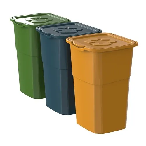 Sada 3 ECO odpadkových košov na triedený odpad 3 x 50 l