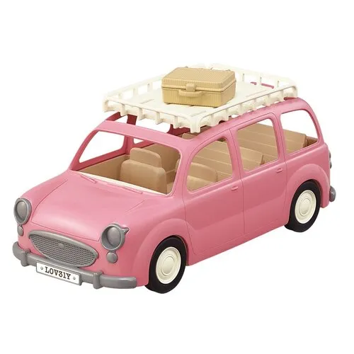 SYLVANIAN FAMILY - Rodinné auto ružové Van