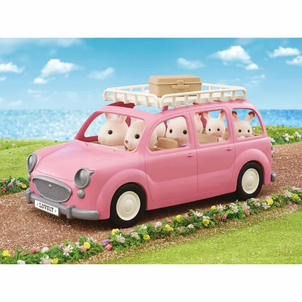 SYLVANIAN FAMILY - Rodinné auto ružové Van