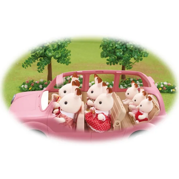 SYLVANIAN FAMILY - Rodinné auto ružové Van