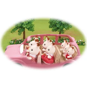 SYLVANIAN FAMILY - Rodinné auto ružové Van