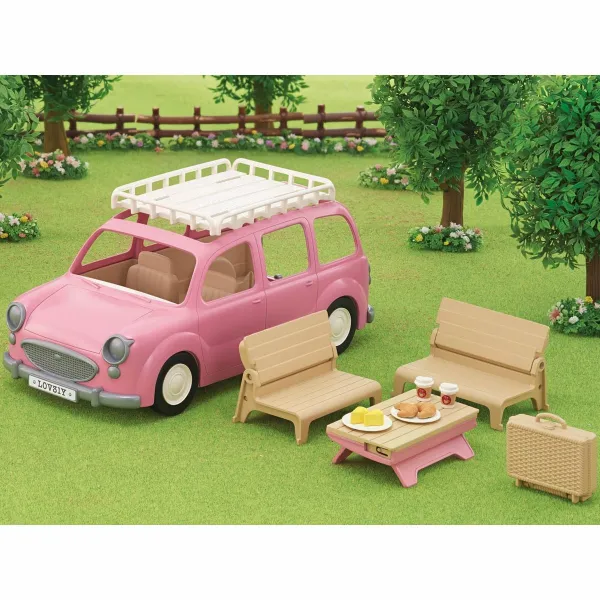 SYLVANIAN FAMILY - Rodinné auto ružové Van