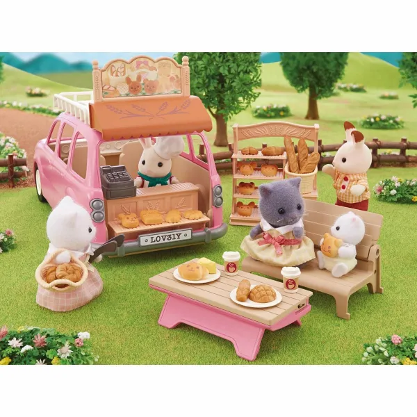 SYLVANIAN FAMILY - Rodinné auto ružové Van