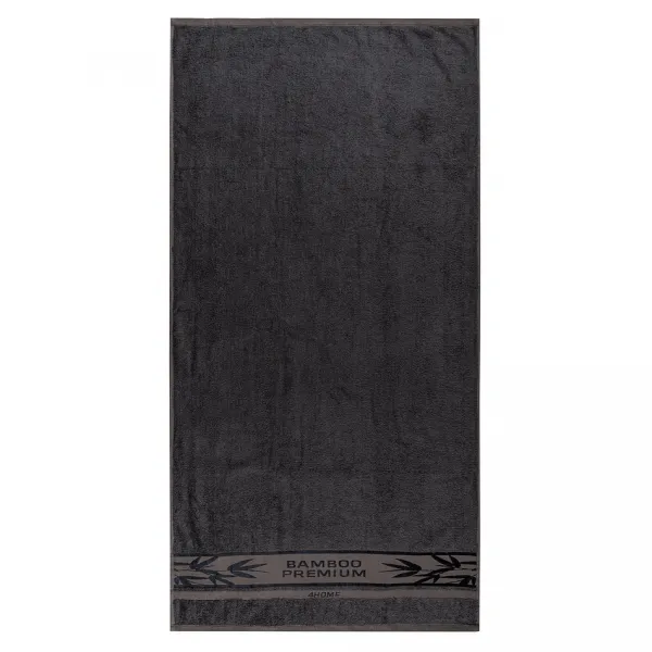 4Home Osuška Bamboo Premium tmavosivá, 70 x 140 cm