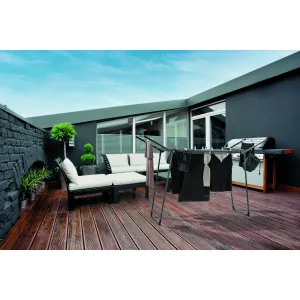 Leifheit Sušiak na bielizeň PEGASUS 150 Solid Slim Black