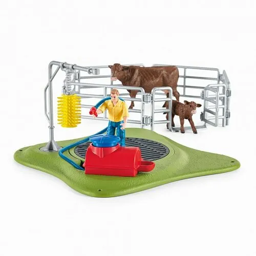 Schleich Umývacia stanica pre kravy