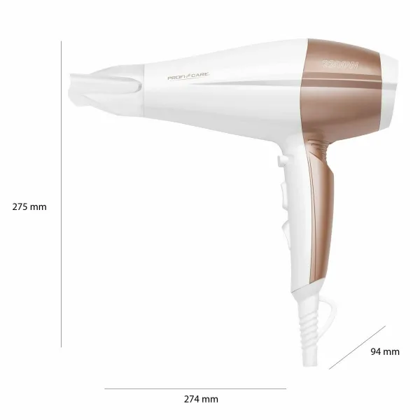 ProfiCare HT 3010 fén na vlasy white 1 ks