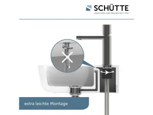 SCHÜTTE Umývadlová batéria NEW YORK matná grafitová