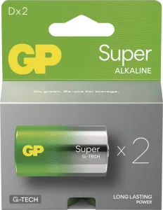 GP BATERIE GP Alkalická baterie SUPER D (LR20) - 2ks