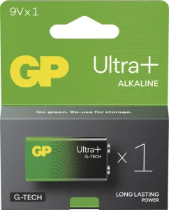 GP Ultra Plus 9V alkalická batéria 6LR61 1ks