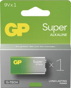GP BATERIE GP Alkalická baterie SUPER 9V (6LR61) - 1ks