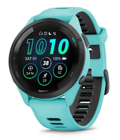 Garmin Forerunner 265, Aqua/Black 010-02810-12