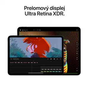 Apple iPad Pro 11" Wi-Fi + Cellular 2TB štandardné sklo - Strieborný (2024) MVW83HC/A
