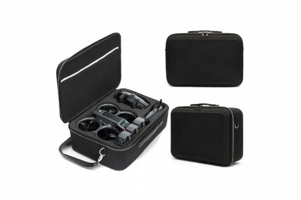 Stablecam DJI Avata 2 - Čierne veľké nylonové puzdro s popruhom cez rameno 1DJ0546