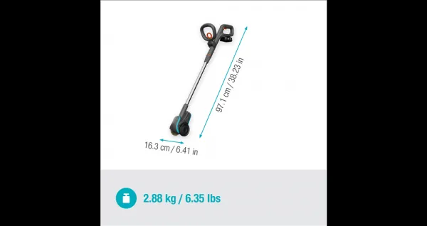 Gardena Akumulátorová kefa na burinu EasyWeed 1800/18V P4A, pripravená na použitie