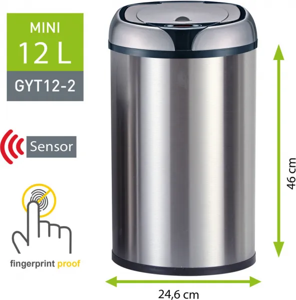 Helpmation MINI 12 litrů GYT12-2 bezdotykový koš