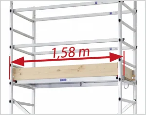 Alve Pojazdné lešenie hliníkové ALUPRO concept samotný modul 2 - 70894 ŠTANDARD