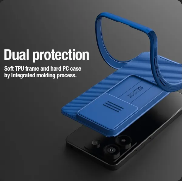 Nillkin CamShield PRO Kryt pre Xiaomi Redmi Note 13 Pro 5G / Poco X6 5G, Čierny