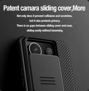 Nillkin CamShield PRO Kryt pre Xiaomi Redmi Note 13 Pro 5G / Poco X6 5G, Čierny