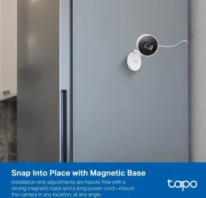 tp-link Tapo C125, AI Home Security Wi-Fi Camera 2K QHD (2560x1440), 2.4 GHz, Smart AI Detection and Notifications Tapo C125