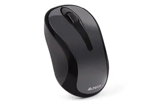 A4tech Myš G3-280N, V-Track, bezdrátová optická myš, 1200 DPI, 2.4GHz, Šedá