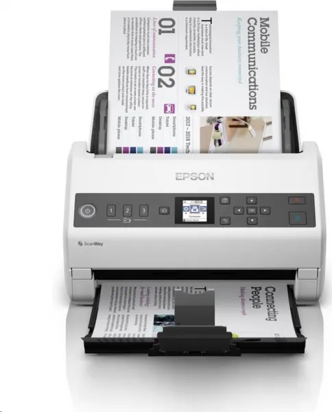 Skener EPSON WorkForce DS-730N, A4, USB, 600 dpi, ADF-sieťový, 3 roky záruka po reg.