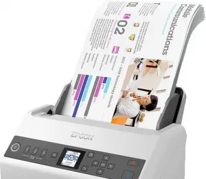 Skener EPSON WorkForce DS-730N, A4, USB, 600 dpi, ADF-sieťový, 3 roky záruka po reg.