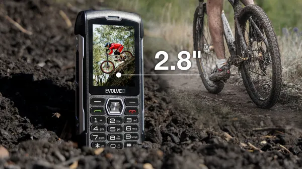 EVOLVEO StrongPhone H1 čierna-strieborná, čierna