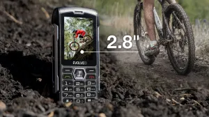 EVOLVEO StrongPhone H1 čierna-strieborná, čierna